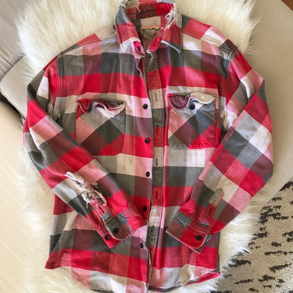 Trails End Tops - Ohio state Flannel